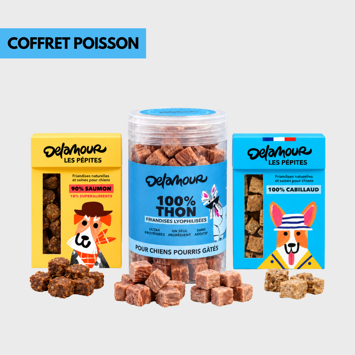 Coffret Poisson - Thon, Saumon, Cabillaud